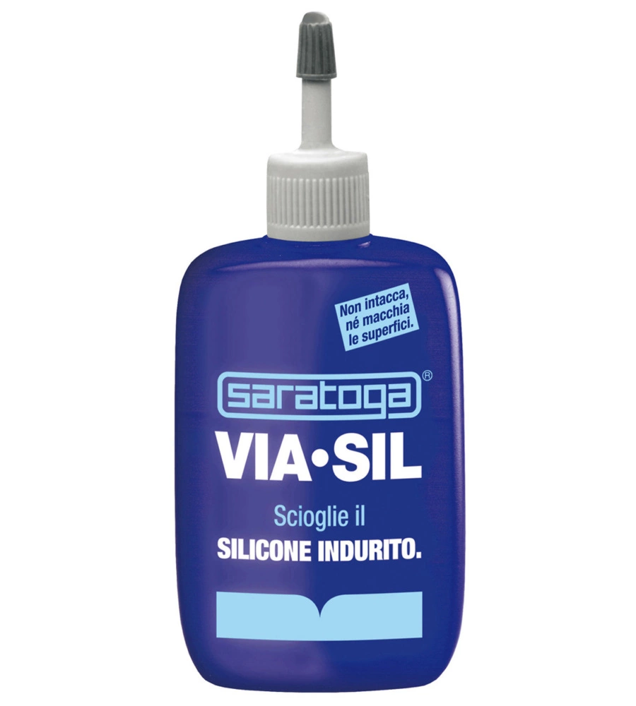 "via sil" rimuovi silicone indurito 100 ml - saratoga.